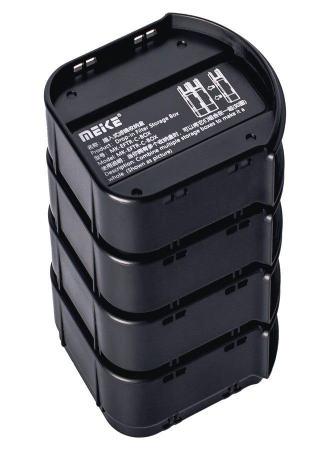 Meke Meike Drop-in Filter Storage Box Hold For 4 Filters Such as VND CPL UV Black Pro-Mist Drop-in Filters etc - Image 3